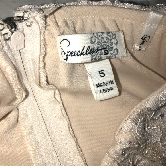 Long Cream Colored Dress - Picture 3 of 4